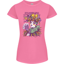 Carnival Its Mardi Gras Womens Petite Cut T-Shirt Azalea