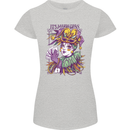 Carnival Its Mardi Gras Womens Petite Cut T-Shirt Sports Grey
