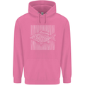 Carp Lines Fishing Fisherman Fish Angling Childrens Kids Hoodie Azalea