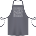 Carp Lines Fishing Fisherman Fish Angling Cotton Apron 100% Organic Steel