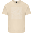 Carp Lines Fishing Fisherman Fish Angling Mens Cotton T-Shirt Tee Top Natural