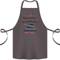 Carpenter Woodworker No App For That Cotton Apron 100% Organic Dark Grey