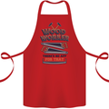 Carpenter Woodworker No App For That Cotton Apron 100% Organic Red