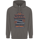 Carpenter Woodworker No App For That Mens 80% Cotton Hoodie Charcoal