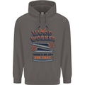 Carpenter Woodworker No App For That Mens 80% Cotton Hoodie Charcoal