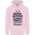 Carpenter Woodworker No App For That Mens 80% Cotton Hoodie Light Pink