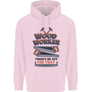 Carpenter Woodworker No App For That Mens 80% Cotton Hoodie Light Pink