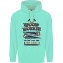 Carpenter Woodworker No App For That Mens 80% Cotton Hoodie Peppermint