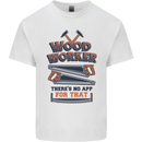 Carpenter Woodworker No App For That Mens Cotton T-Shirt Tee Top White