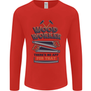 Carpenter Woodworker No App For That Mens Long Sleeve T-Shirt Red