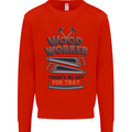 Carpenter Woodworker No App For That Mens Sweatshirt Jumper Bright Red