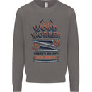 Carpenter Woodworker No App For That Mens Sweatshirt Jumper Charcoal