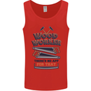 Carpenter Woodworker No App For That Mens Vest Tank Top Red