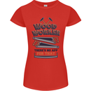 Carpenter Woodworker No App For That Womens Petite Cut T-Shirt Red