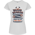 Carpenter Woodworker No App For That Womens Petite Cut T-Shirt White