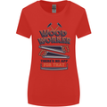Carpenter Woodworker No App For That Womens Wider Cut T-Shirt Red