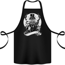 Carrousel Head Weird Man With Guns Cotton Apron 100% Organic Black