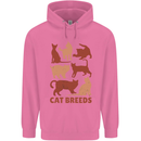 Cat Breeds Mens 80% Cotton Hoodie Azelea