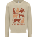 Cat Breeds Mens Sweatshirt Jumper Sand