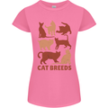 Cat Breeds Womens Petite Cut T-Shirt Azalea