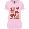 Cat Breeds Womens Wider Cut T-Shirt Light Pink