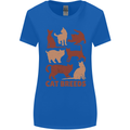 Cat Breeds Womens Wider Cut T-Shirt Royal Blue
