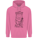 Cat Dont Fight Me Funny Childrens Kids Hoodie Azalea