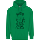 Cat Dont Fight Me Funny Childrens Kids Hoodie Irish Green