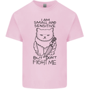 Cat Dont Fight Me Funny Kids T-Shirt Childrens Light Pink