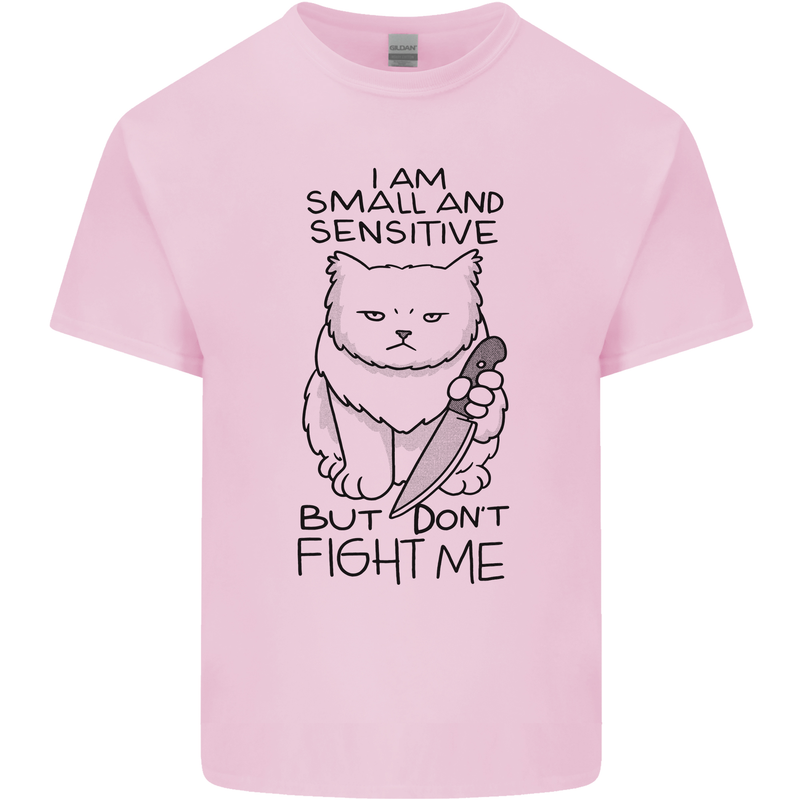 Cat Dont Fight Me Funny Kids T-Shirt Childrens Light Pink