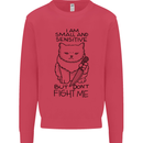 Cat Dont Fight Me Funny Mens Sweatshirt Jumper Heliconia