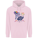 Cat Gay AF LGBT Gay Pride Childrens Kids Hoodie Light Pink