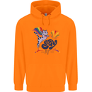Cat Gay AF LGBT Gay Pride Childrens Kids Hoodie Orange