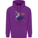 Cat Gay AF LGBT Gay Pride Childrens Kids Hoodie Purple
