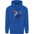Cat Gay AF LGBT Gay Pride Childrens Kids Hoodie Royal Blue