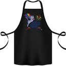 Cat Gay AF LGBT Gay Pride Cotton Apron 100% Organic Black