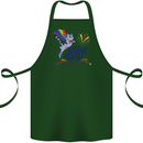 Cat Gay AF LGBT Gay Pride Cotton Apron 100% Organic Forest Green