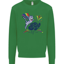 Cat Gay AF LGBT Gay Pride Kids Sweatshirt Jumper Irish Green