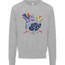 Cat Gay AF LGBT Gay Pride Kids Sweatshirt Jumper Sports Grey