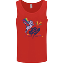 Cat Gay AF LGBT Gay Pride Mens Vest Tank Top Red