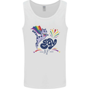 Cat Gay AF LGBT Gay Pride Mens Vest Tank Top White