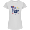 Cat Gay AF LGBT Gay Pride Womens Petite Cut T-Shirt White