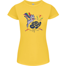 Cat Gay AF LGBT Gay Pride Womens Petite Cut T-Shirt Yellow