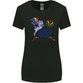 Cat Gay AF LGBT Gay Pride Womens Wider Cut T-Shirt Black