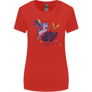 Cat Gay AF LGBT Gay Pride Womens Wider Cut T-Shirt Red