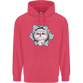 Cat Hole Childrens Kids Hoodie Heliconia