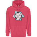 Cat Hole Childrens Kids Hoodie Heliconia