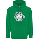 Cat Hole Childrens Kids Hoodie Irish Green