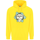 Cat Hole Childrens Kids Hoodie Yellow