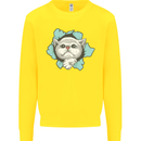 Cat Hole Kids Sweatshirt Jumper Yellow